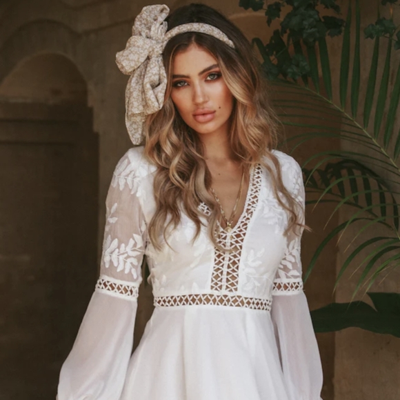 Angel Biba Boho Lace Flowy Dress - Picture 2 of 7